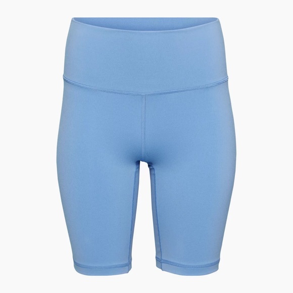 NWOT Aritzia Atmosphere Hi-Rise 9" Inseam Biker Shorts Bright Blue Medium - Picture 1 of 10